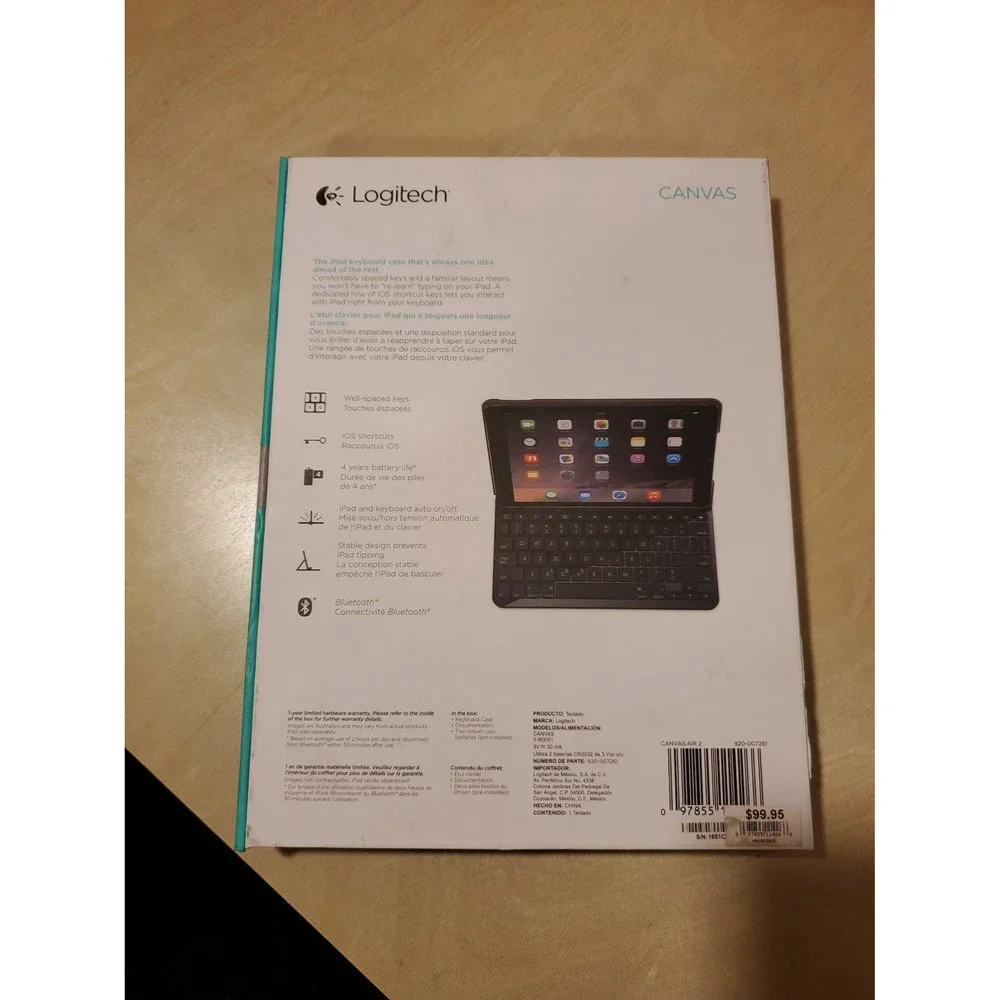 iPad Air 2 canvas keyboard case